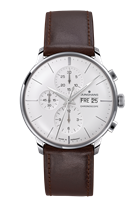 Armbanduhr Junghans Meister Chronoscope in Stahl 27/4120 - 27/4120